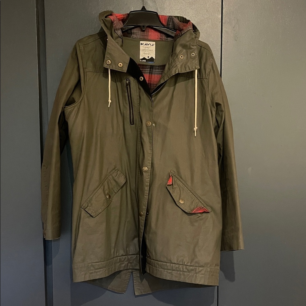 KAVU Women’s Green Hooded Jacket